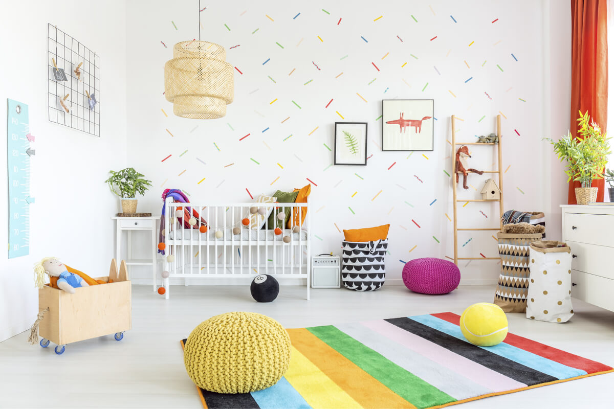 Ideas para decorar en estilo unisex el dormitorio infantil 