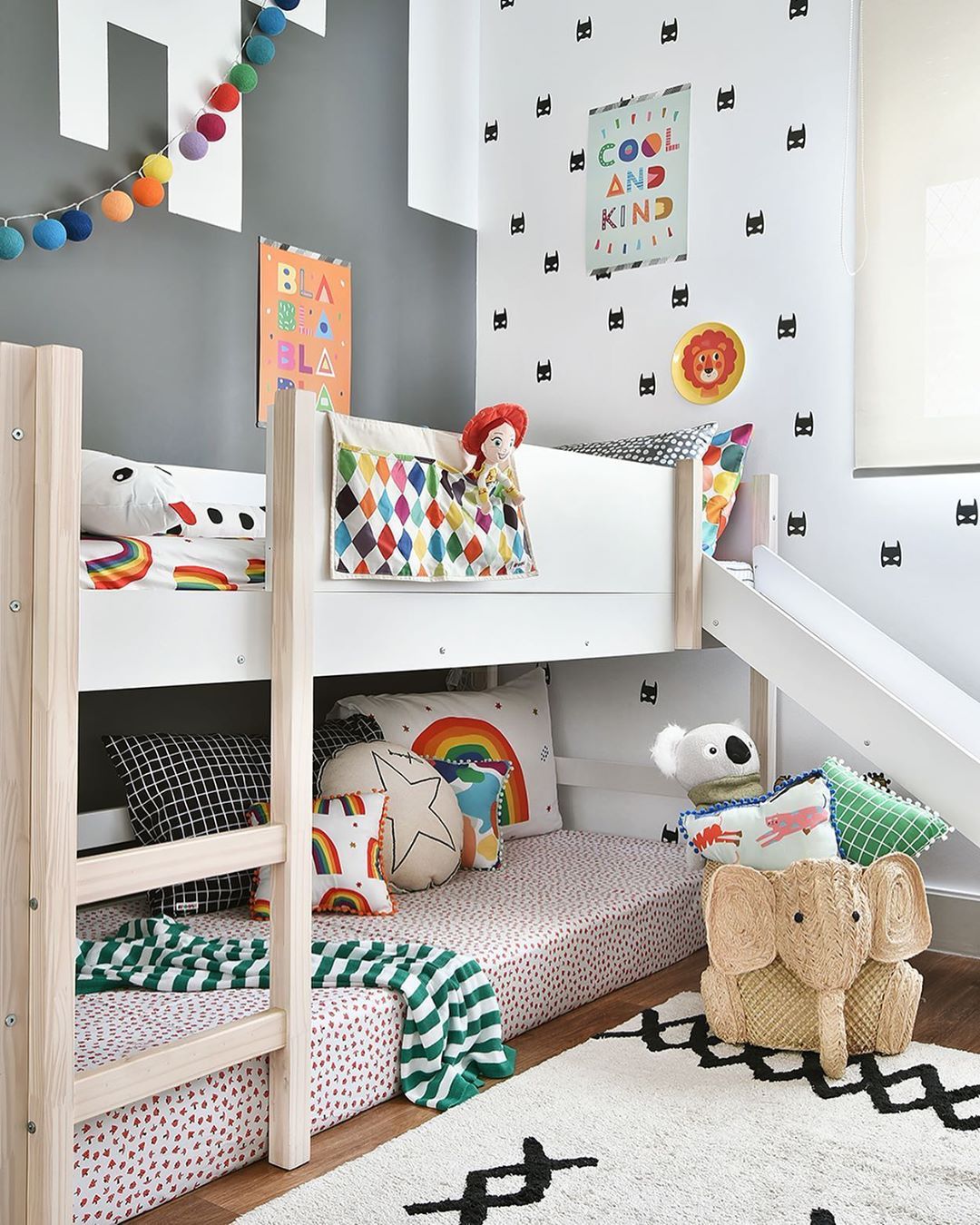 Decoración de un dormitorio infantil unisex