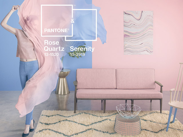 Rosa Cuarzo y Serenidad - Pantone Color del Año 2016