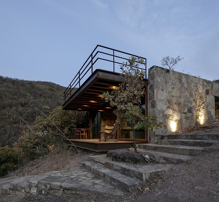 Cabaña Teitipac, imita su entorno