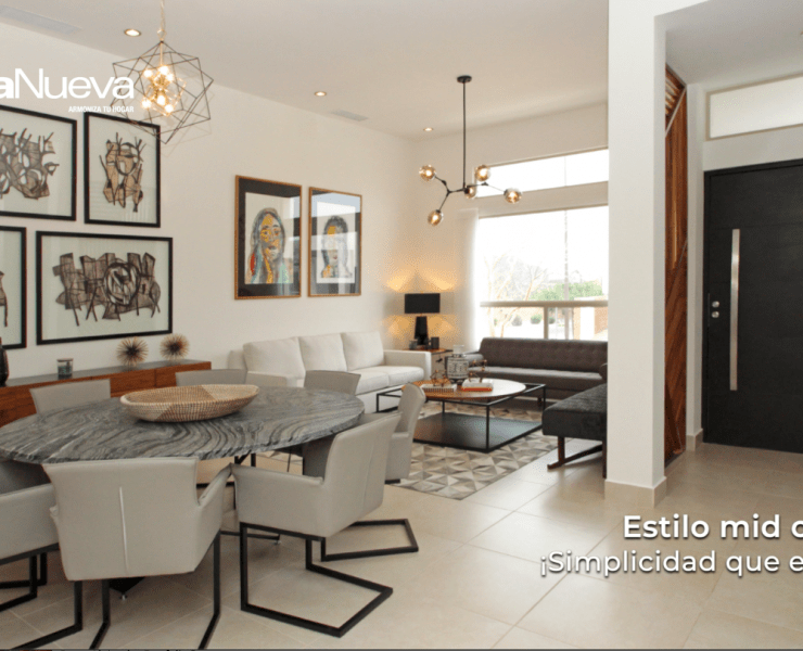 La simplicidad del estilo mid-century