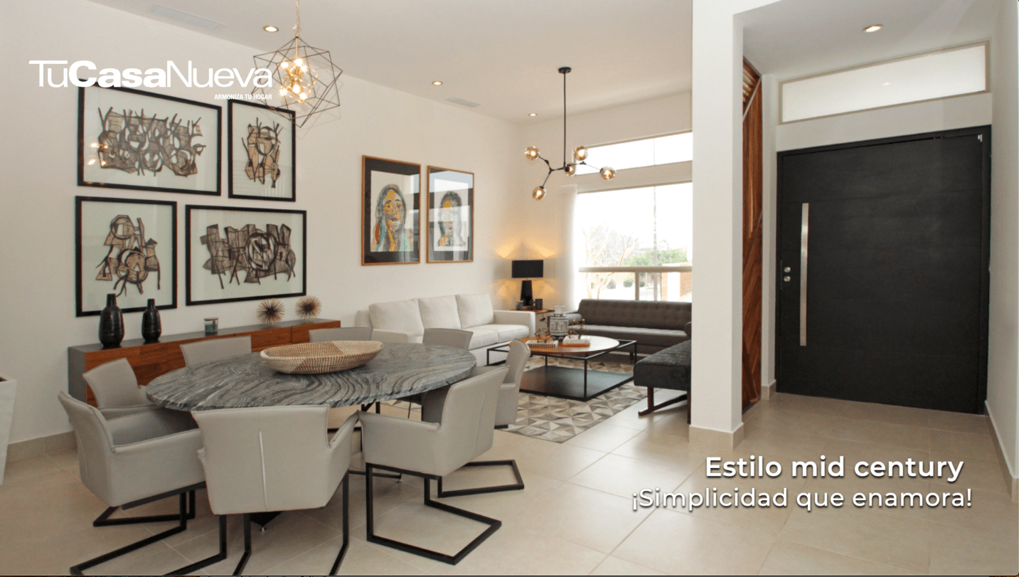 La simplicidad del estilo mid-century
