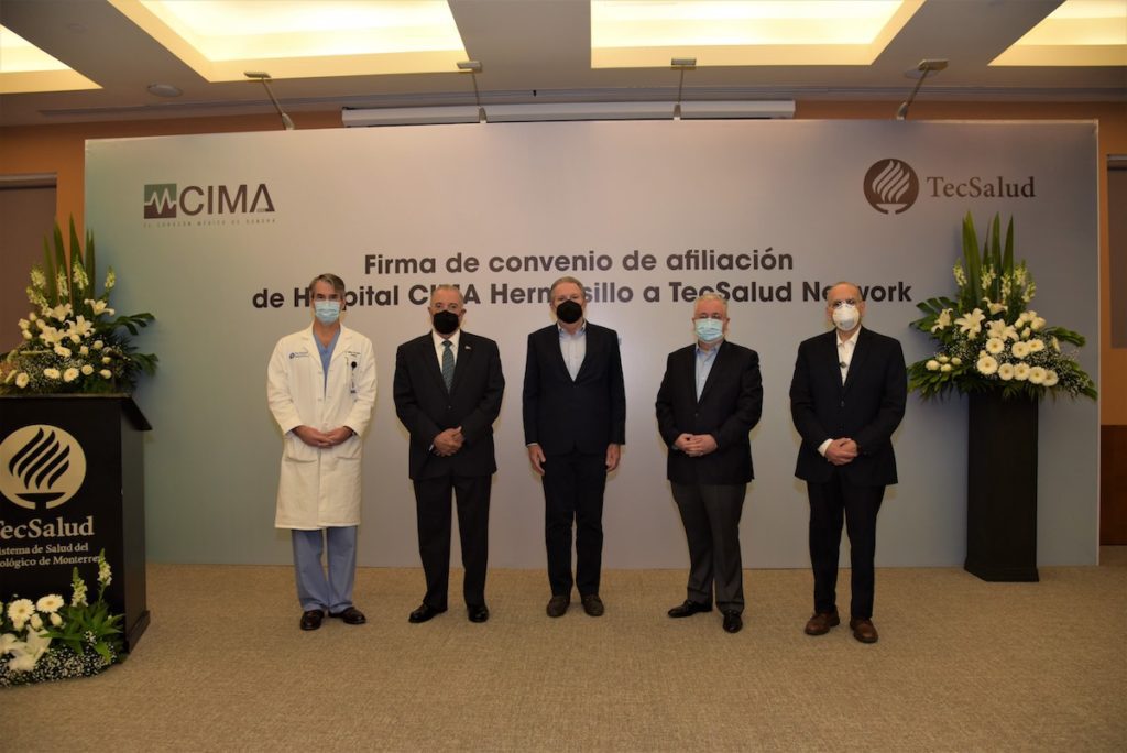 Hospital CIMA Hermosillo firma convenio TecSalud Network