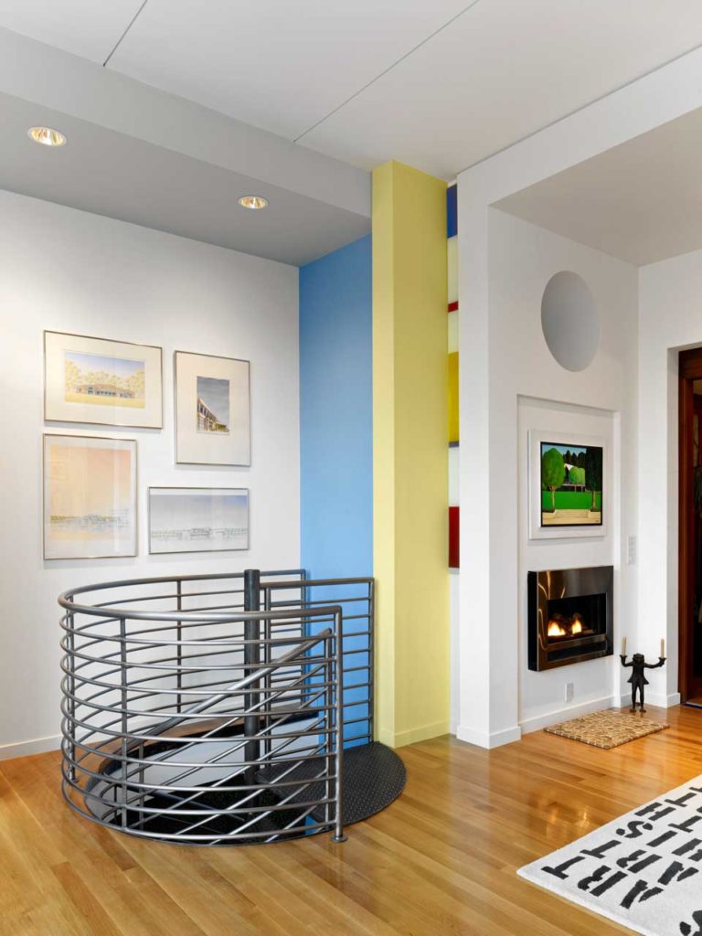 casa inspirada en Mondrian