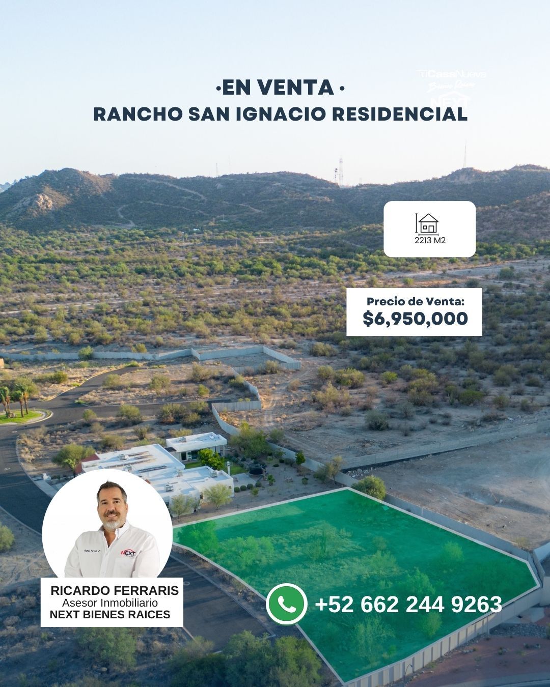 TERRENO RESIDENCIAL RANCHO SAN IGNACIO