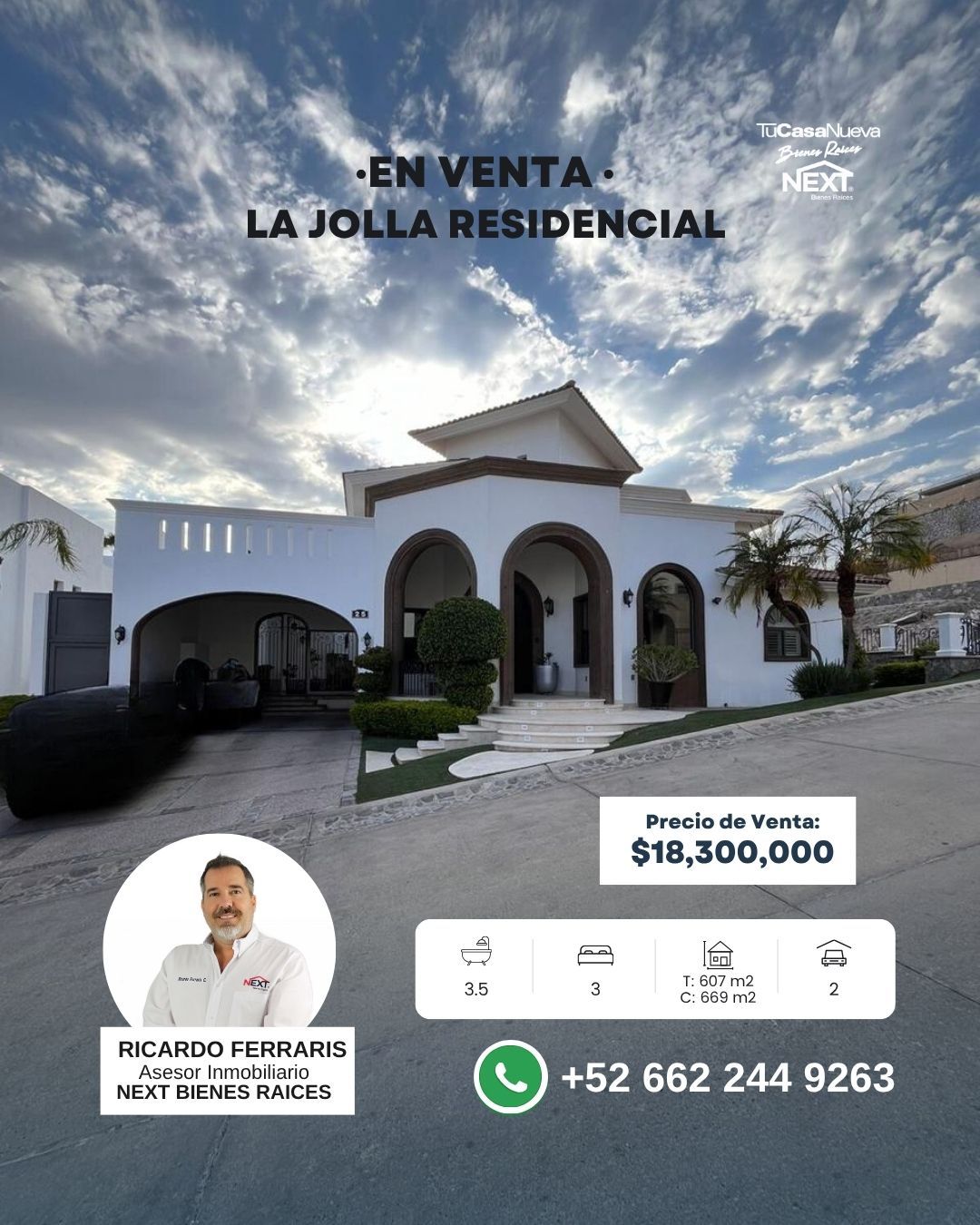 CASA EN VENTA LA JOLLA RESIDENCIAL / VILLA DE LAS ESMERALDAS