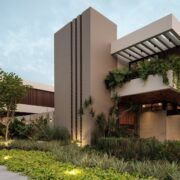 Casa Kerany, casa contemporánea en Colima iluminada al atardecer, por Di Frenna Arquitectos